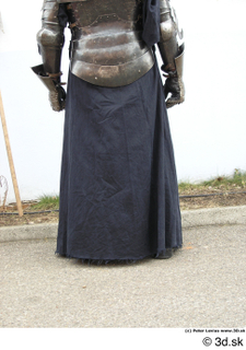 Photos Medieval Knight in plate armor 17 blue skirt lower…